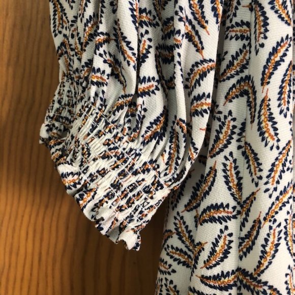 🌹 SOLD Smocked Boho A-line Peasant Dress 🌹 - Picture 6 of 8